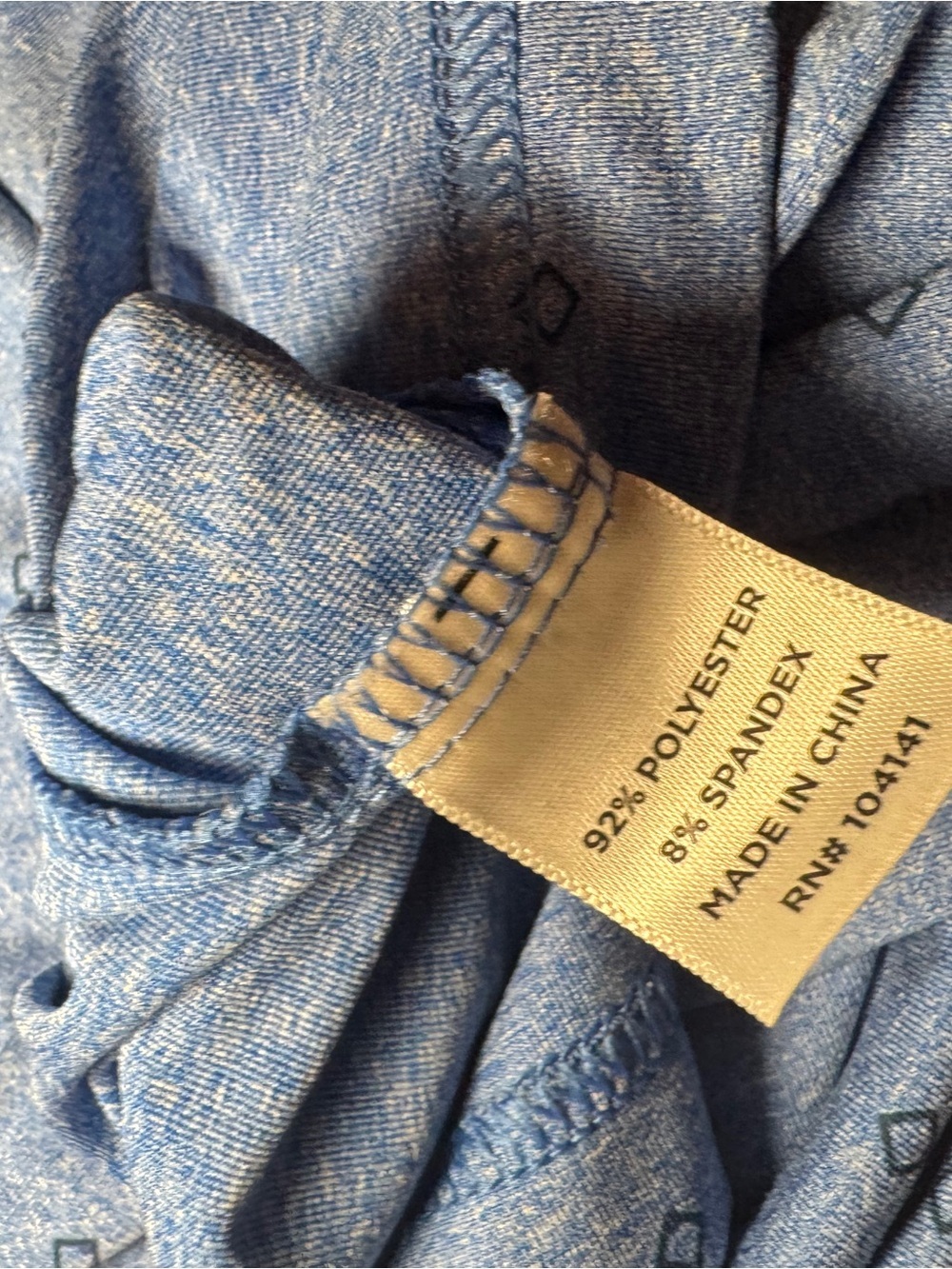 Walter Hagen 11 Majors Blue Geometric Performance Golf Polo Shirt XL - Picture 7 of 9